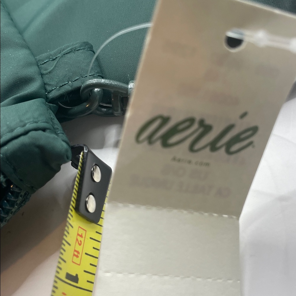 Aerie Green Cosmetic Bags with Yellow Design 000769 - Picture 8 of 9